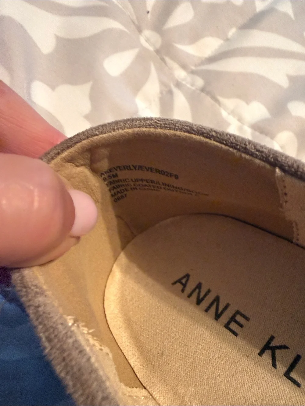 Anne Klein Men's Suede Penny Loafers in Taupe